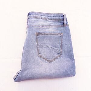 Driftwood Gizelle Light Wash Embroidered Ripped Denim Jeans Size 31 x 27